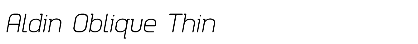 Aldin Oblique Thin